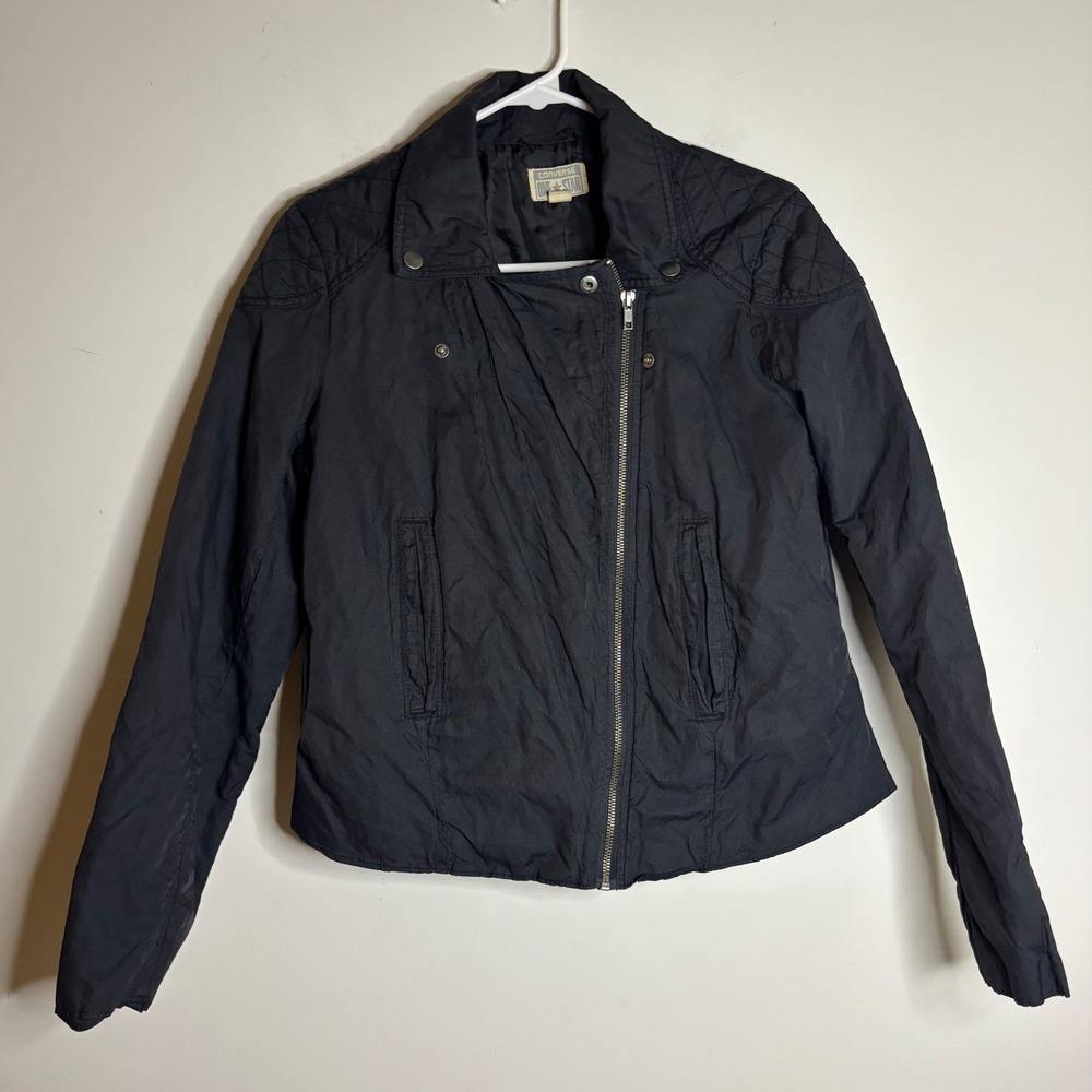 Converse Black Moto Jacket Kids XL
